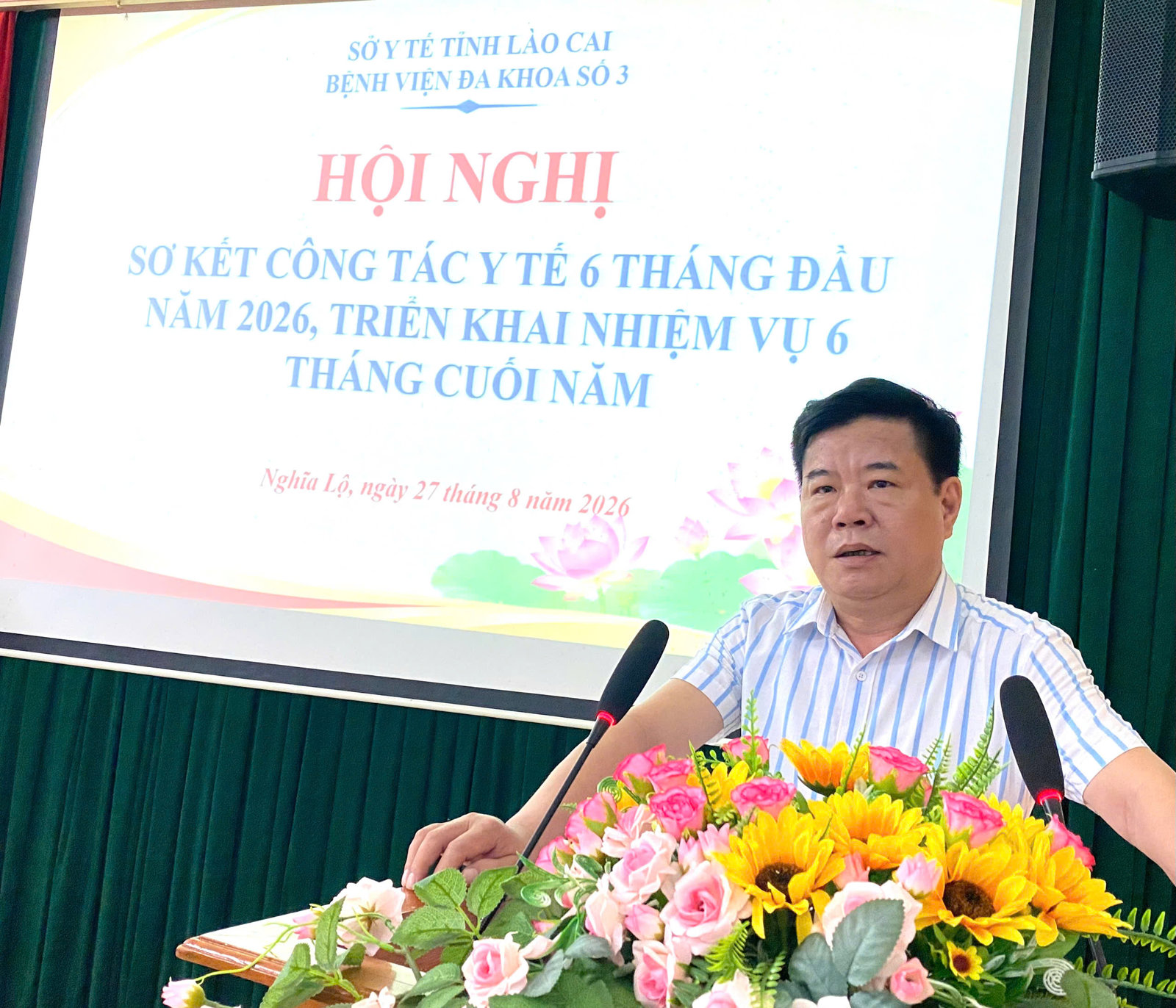 Hình ảnh tin tức Bệnh Viện Đa Khoa Số 3 Tỉnh Lào Cai Tổ Chức Thành Công Hội Nghị Sơ Kết Công Tác Y Tế 6 Tháng Đầu Năm