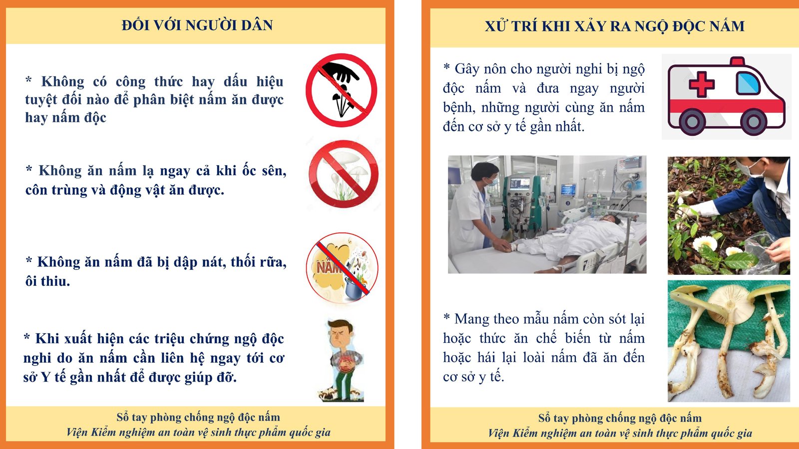 Hình ảnh tin tức Tăng cường phòng, chống ngộ độc thực phẩm trong thời điểm giao mùa và do ngộ độc nấm